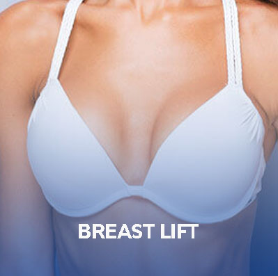 Woman in white bikini after a breast lift at Kevin R Hanz Aesthetic Plastic Surgery in Dallas-Fort Worth