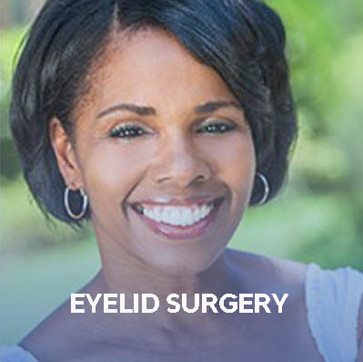 Woman smiling showing successful eyelid surgery from Kevin R Hanz Aesthetic Plastic Surgery in Dallas-Fort Worth
