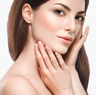 Closeup image of a beautiful woman who got Instalift Threads treatment in Dallas, TX